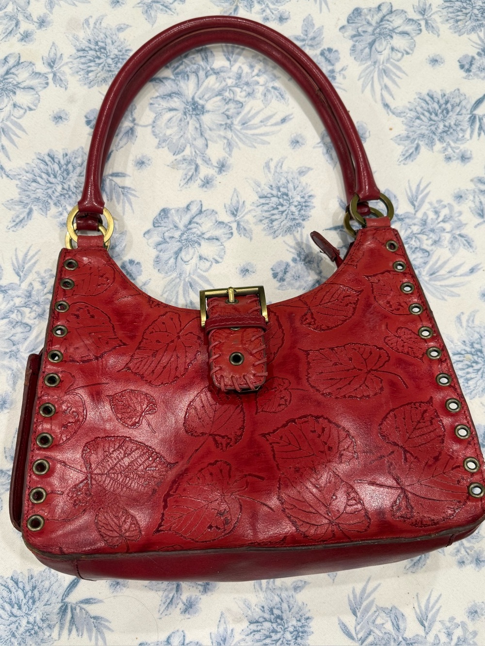 Red Western Purse